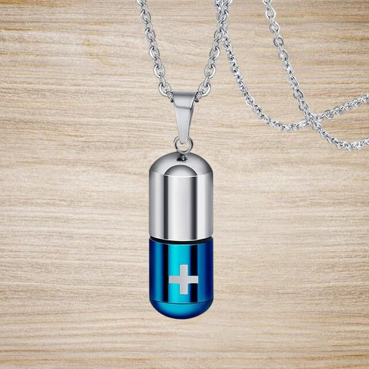 Open Pills Capsule Necklace